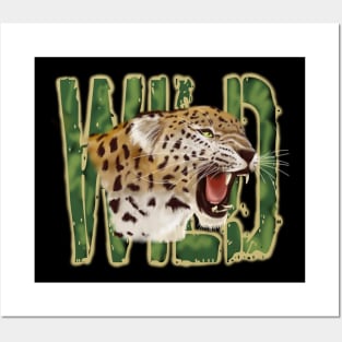 Wild Leopard Posters and Art